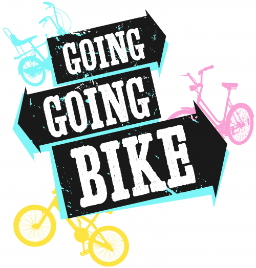 Logo for Going Going Bike'