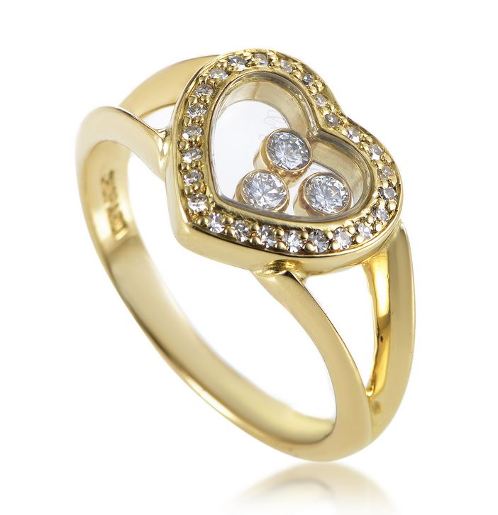 Yellow Gold Heart Ring