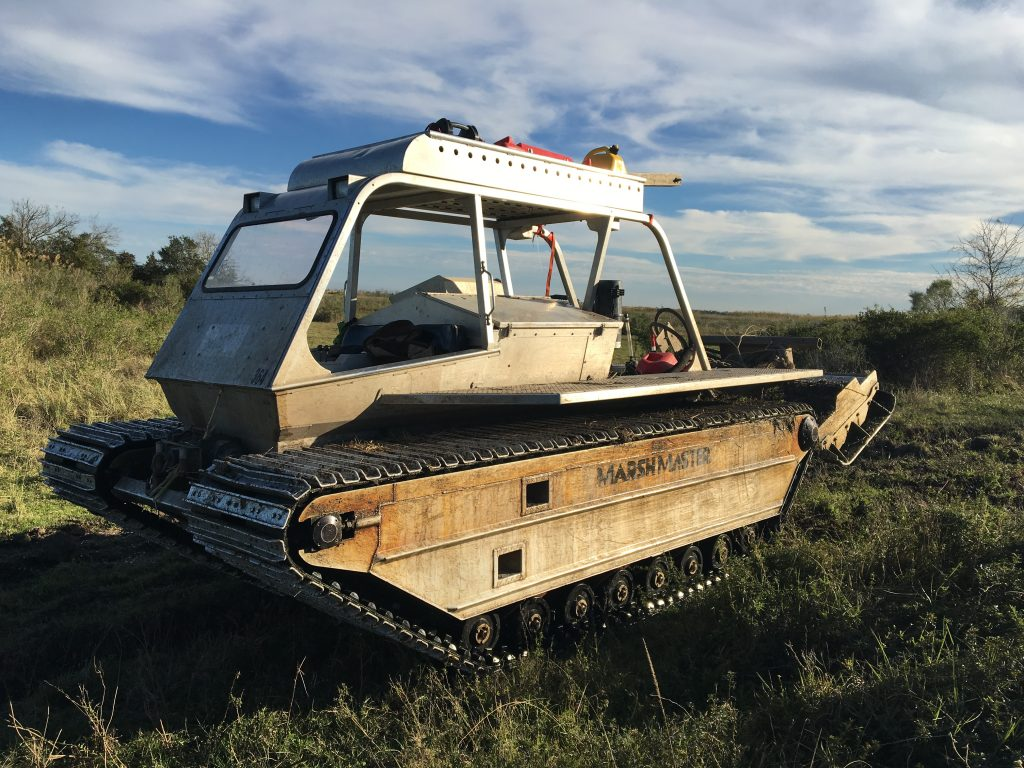 Aquatic marsh mowing