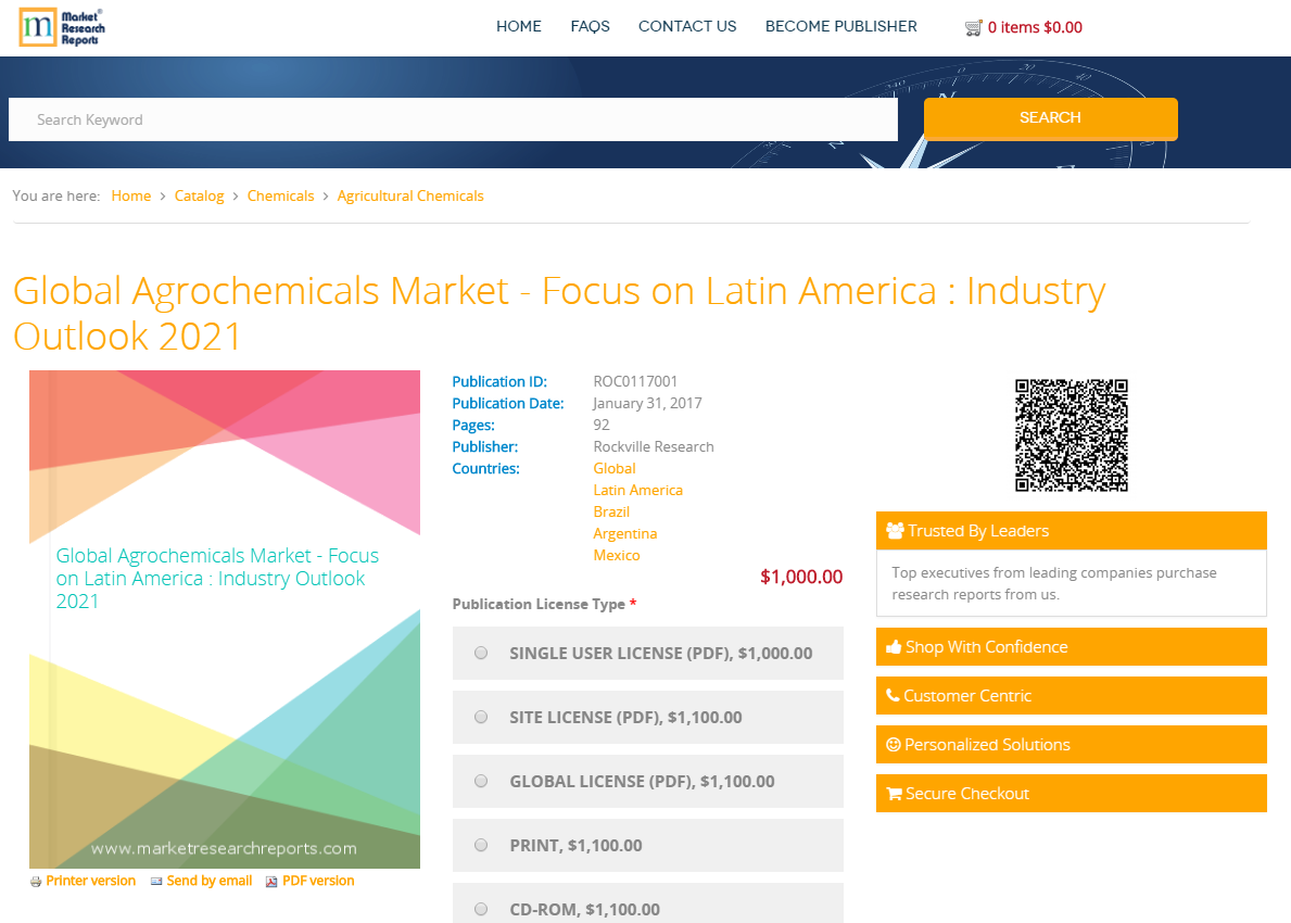 Global Agrochemicals Market - Focus on Latin America'