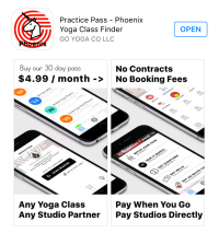 Practice Pass Phoenix Yoga Class Finder