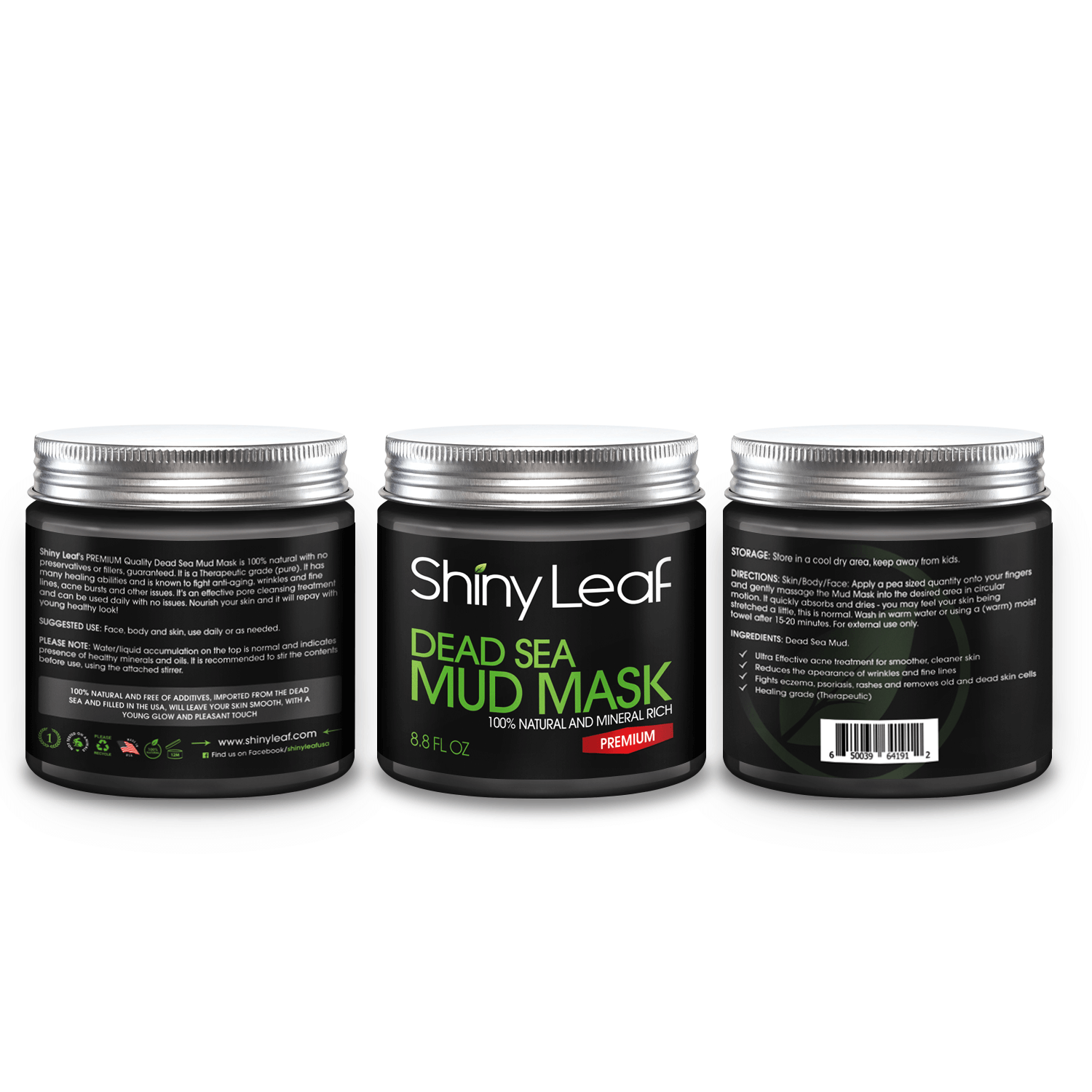 Dead Sea Mud Mask by Shiny Leaf