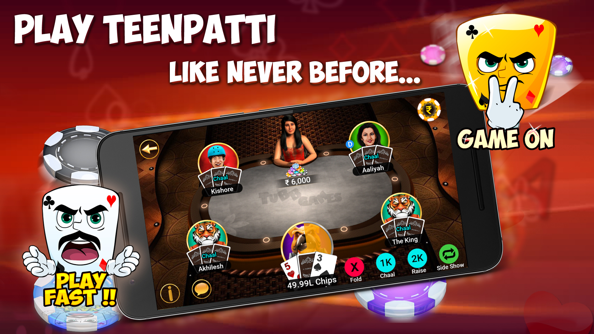 Tubb Teen Patti - Indian Poker'