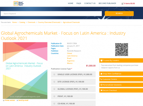 Global Agrochemicals Market - Focus on Latin America'