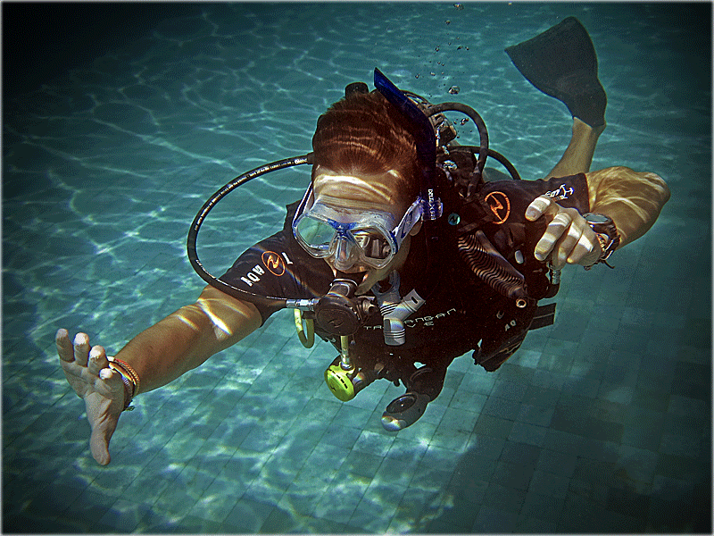 PADI Instructor training in the Gili Islands, Indonesia.