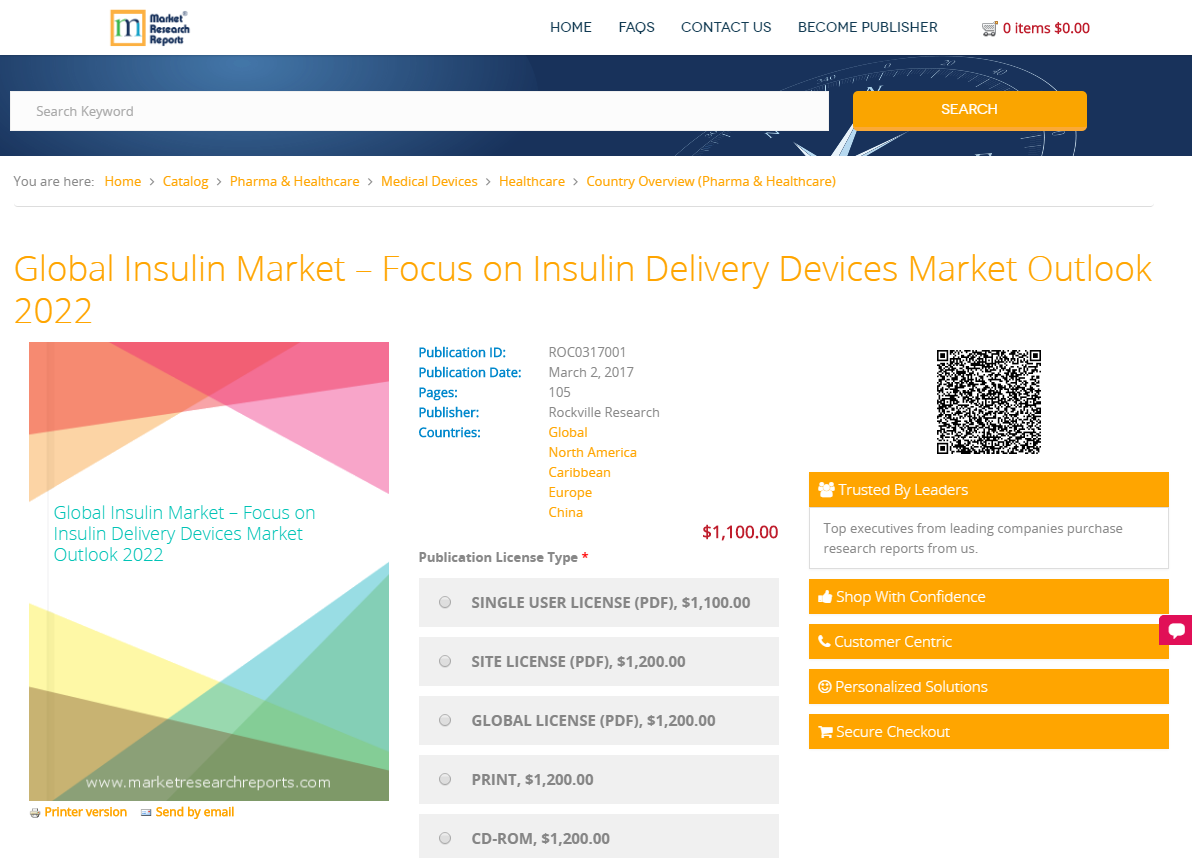 Global Insulin Market - Focus on Insulin Delivery Devices