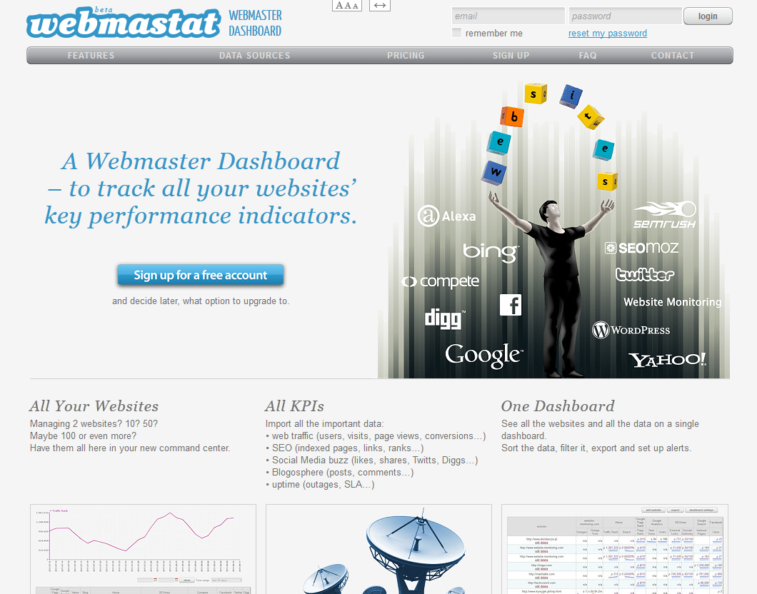 screenshot: www.webmastat.com'