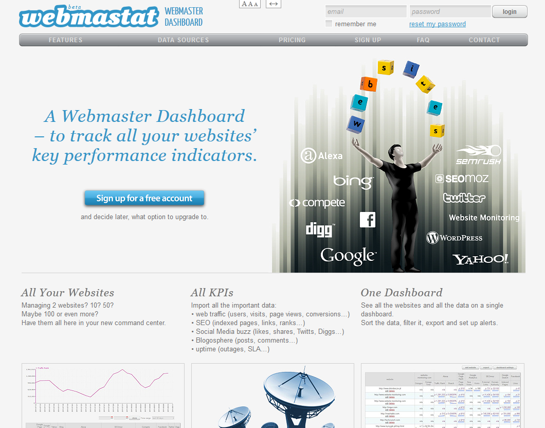 screenshot: www.webmastat.com