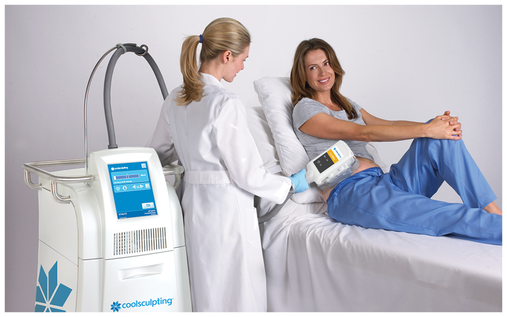 CoolSculpting treatment'