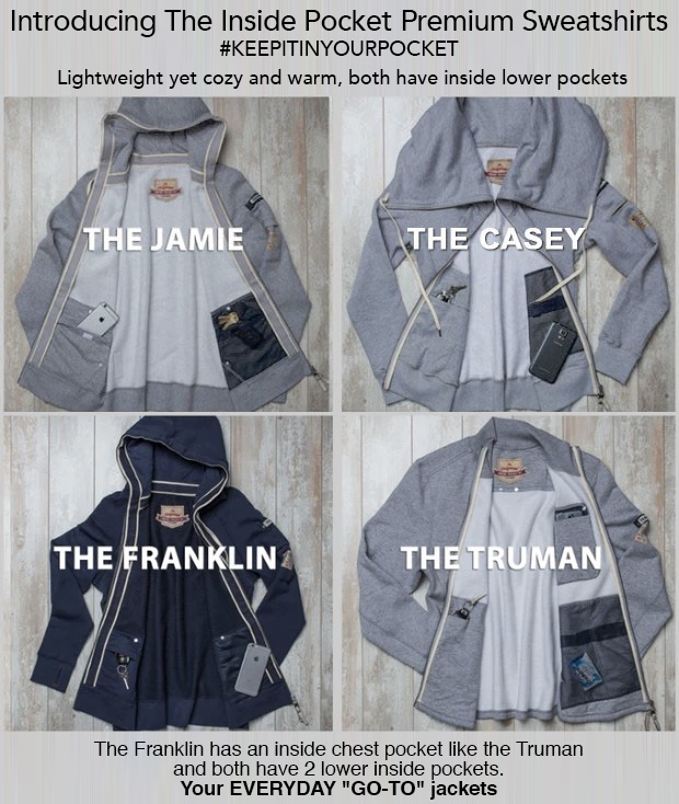 Inside Pocket - Sweatshirts with Style and Performance