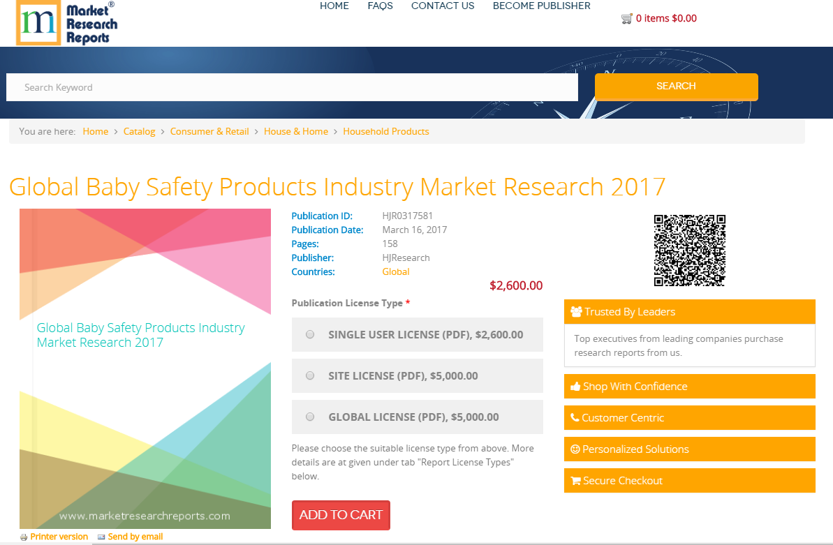 Global Baby Safety Products Industry Market Research 2017