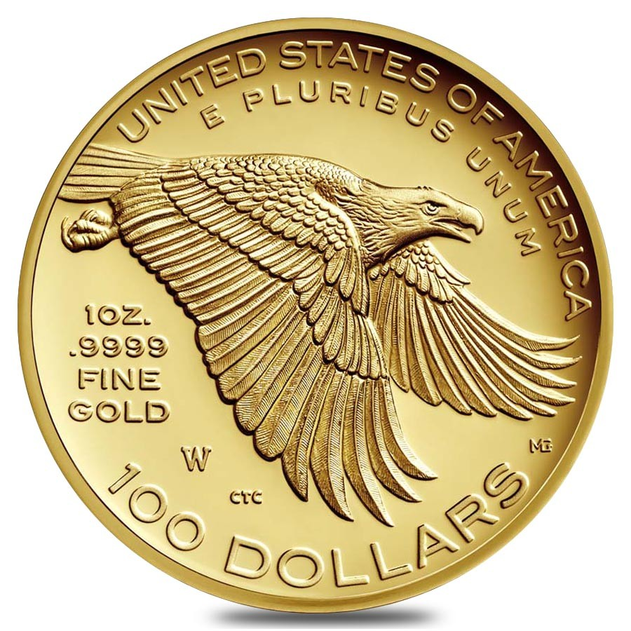 2017 W 1 oz $100 American Liberty High Relief Proof Gold Coi