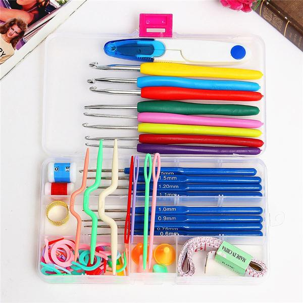 Durable & Practical 16 Different Sizes Crochet Hooks