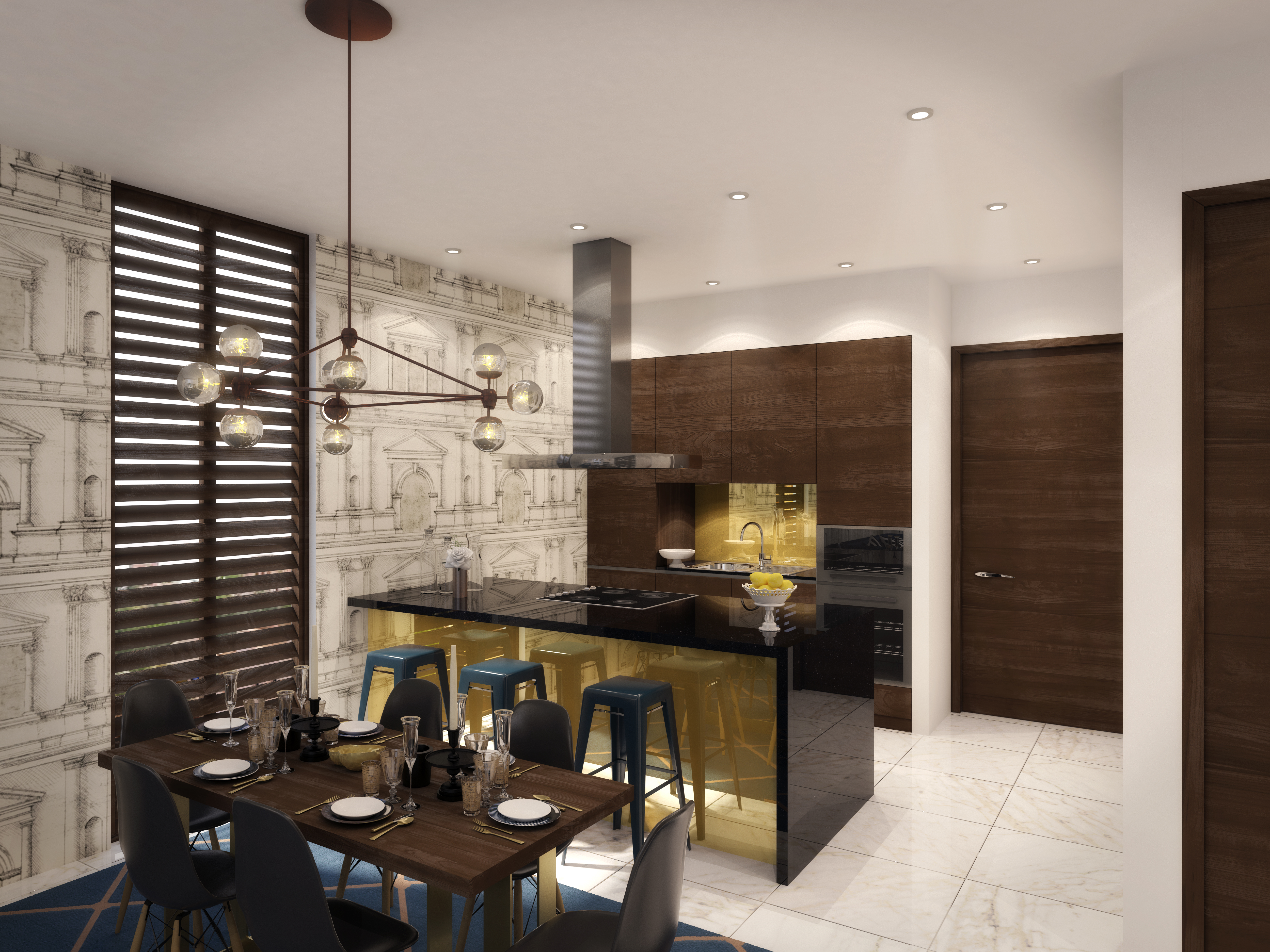 The Atria Design by yoo Studio in Dubai