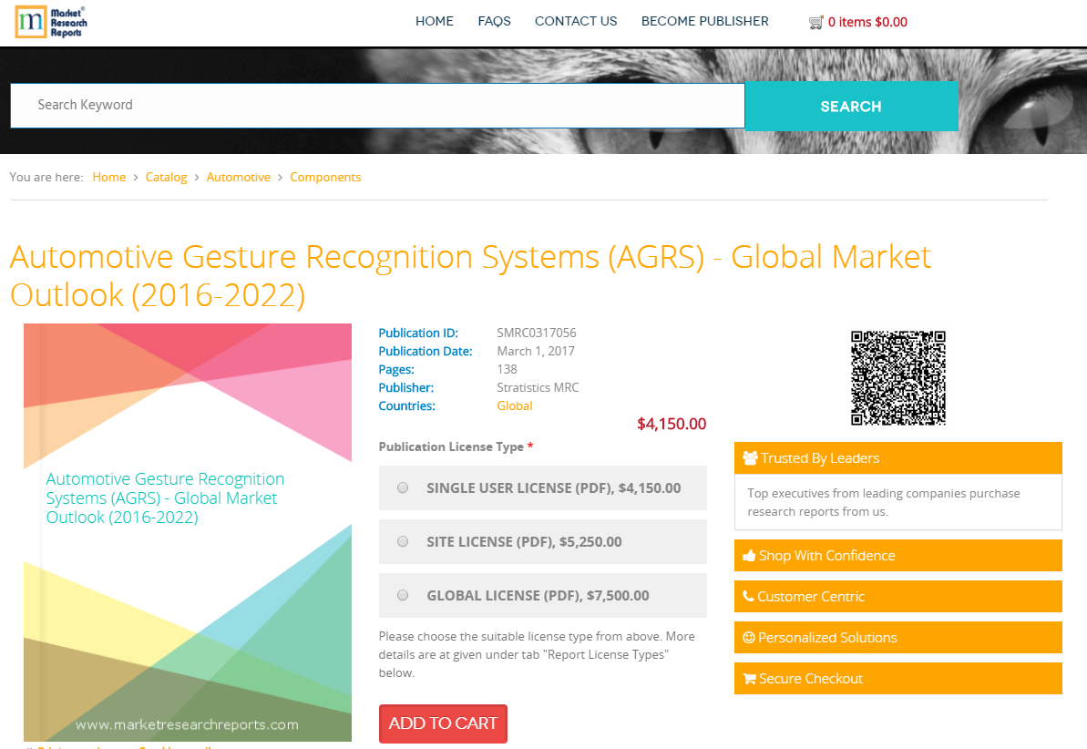 Automotive Gesture Recognition Systems (AGRS) - Global'