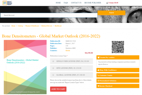 Bone Densitometers - Global Market Outlook (2016-2022)'