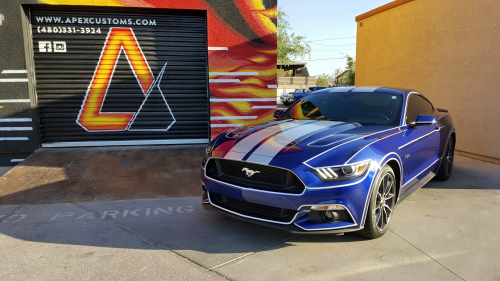 Apex Customs Ford Mustang Racing Stripes'