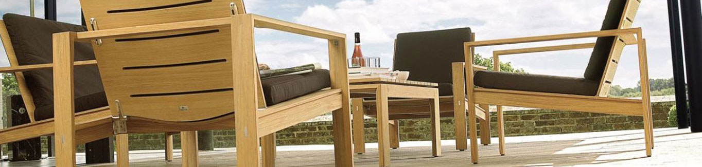 Wood patio furniture from Western Outdoor Living