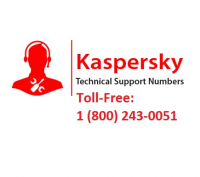 Kaspersky Antivirus Technical Support Number 1-800-243-0051 Logo