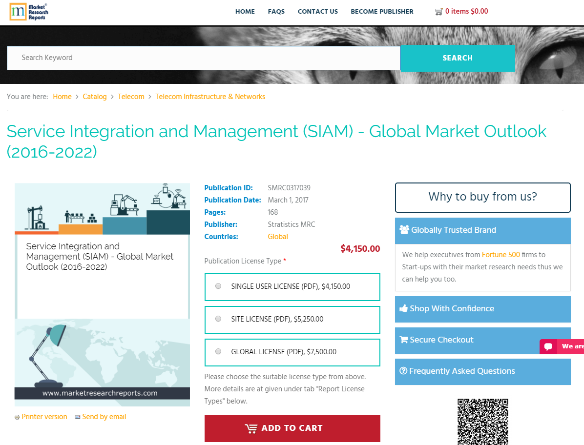 Service Integration and Management (SIAM) - Global Market