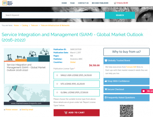 Service Integration and Management (SIAM) - Global Market'