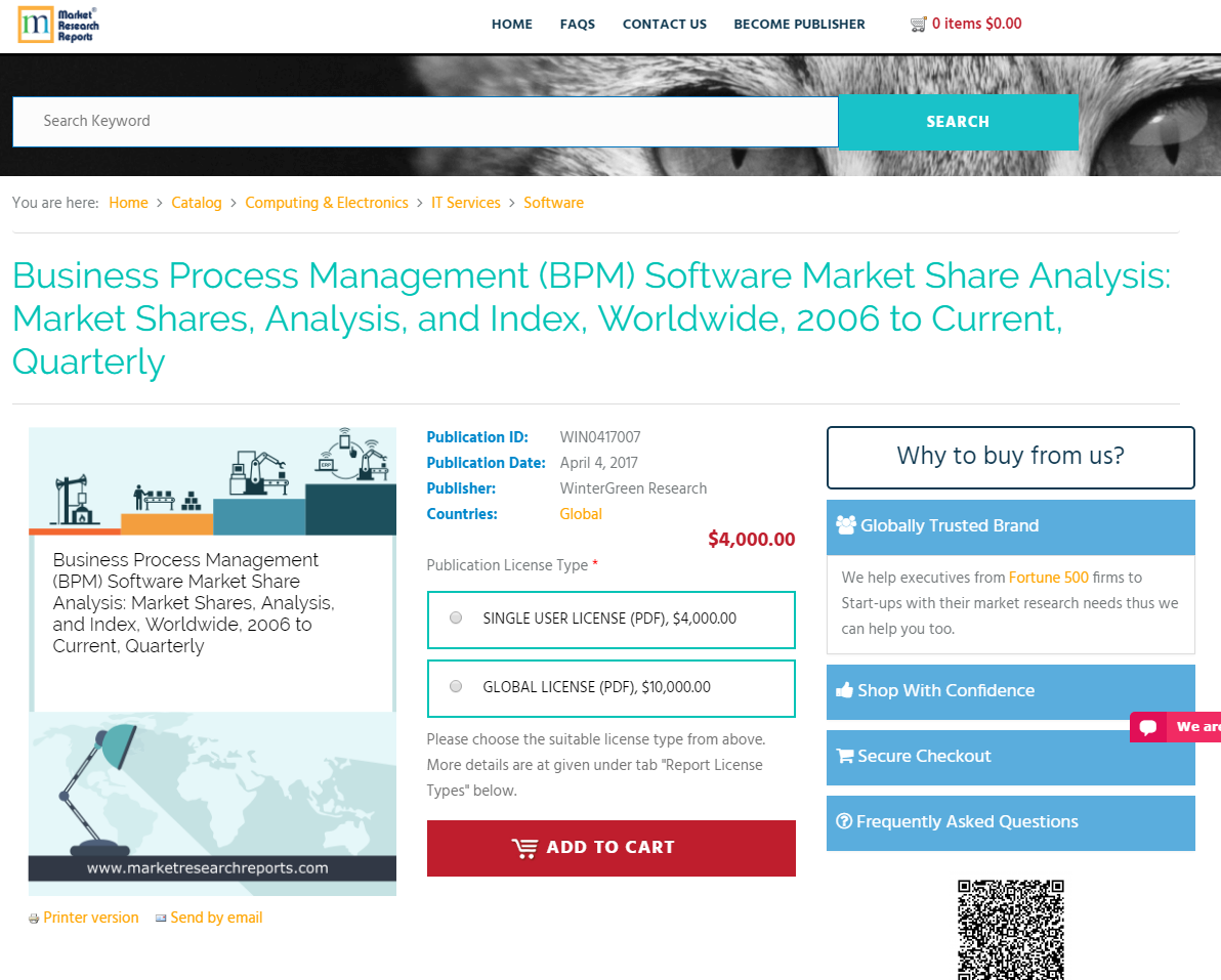 Business Process Management (BPM) Software Market Share'