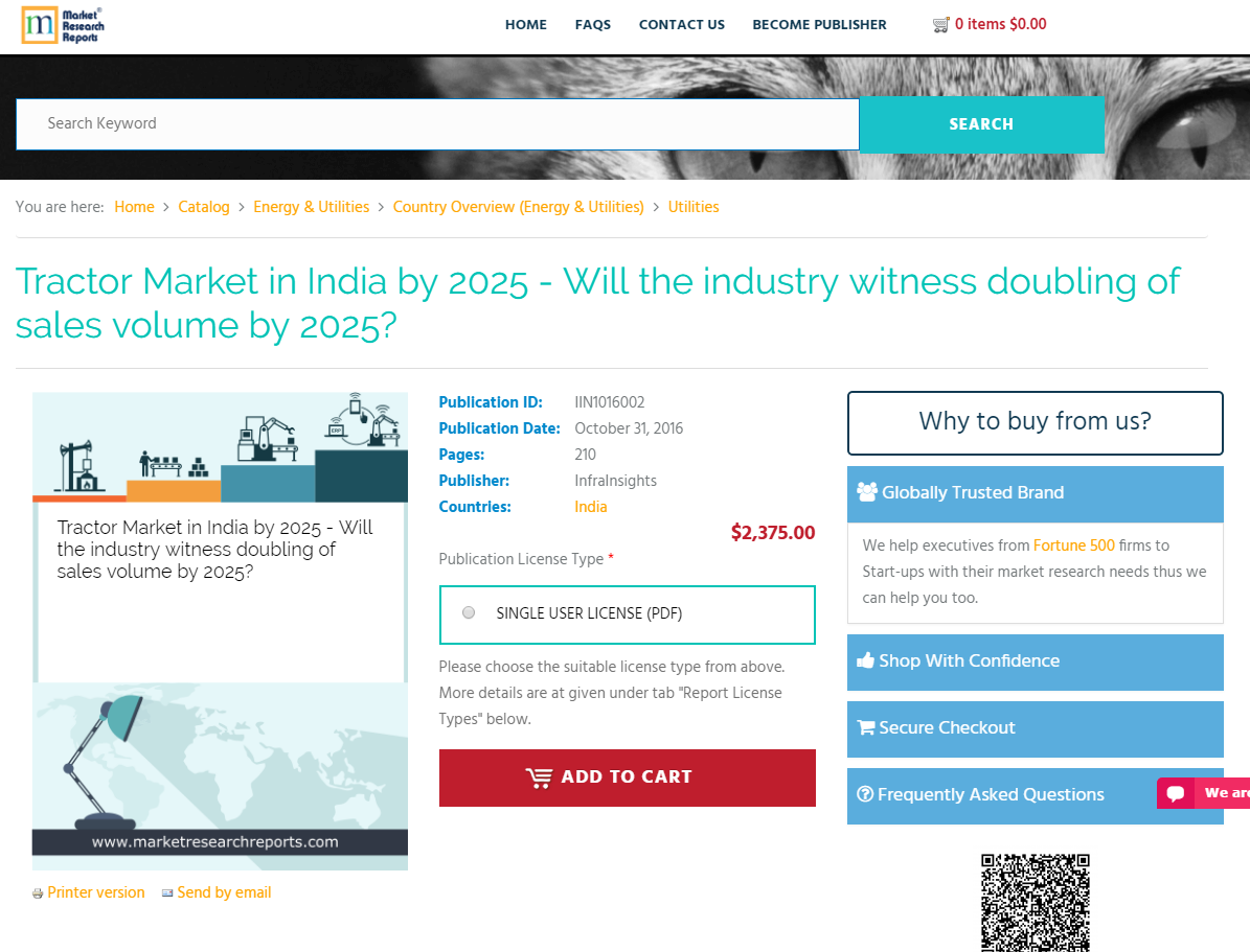 Tractor Market in India by 2025'