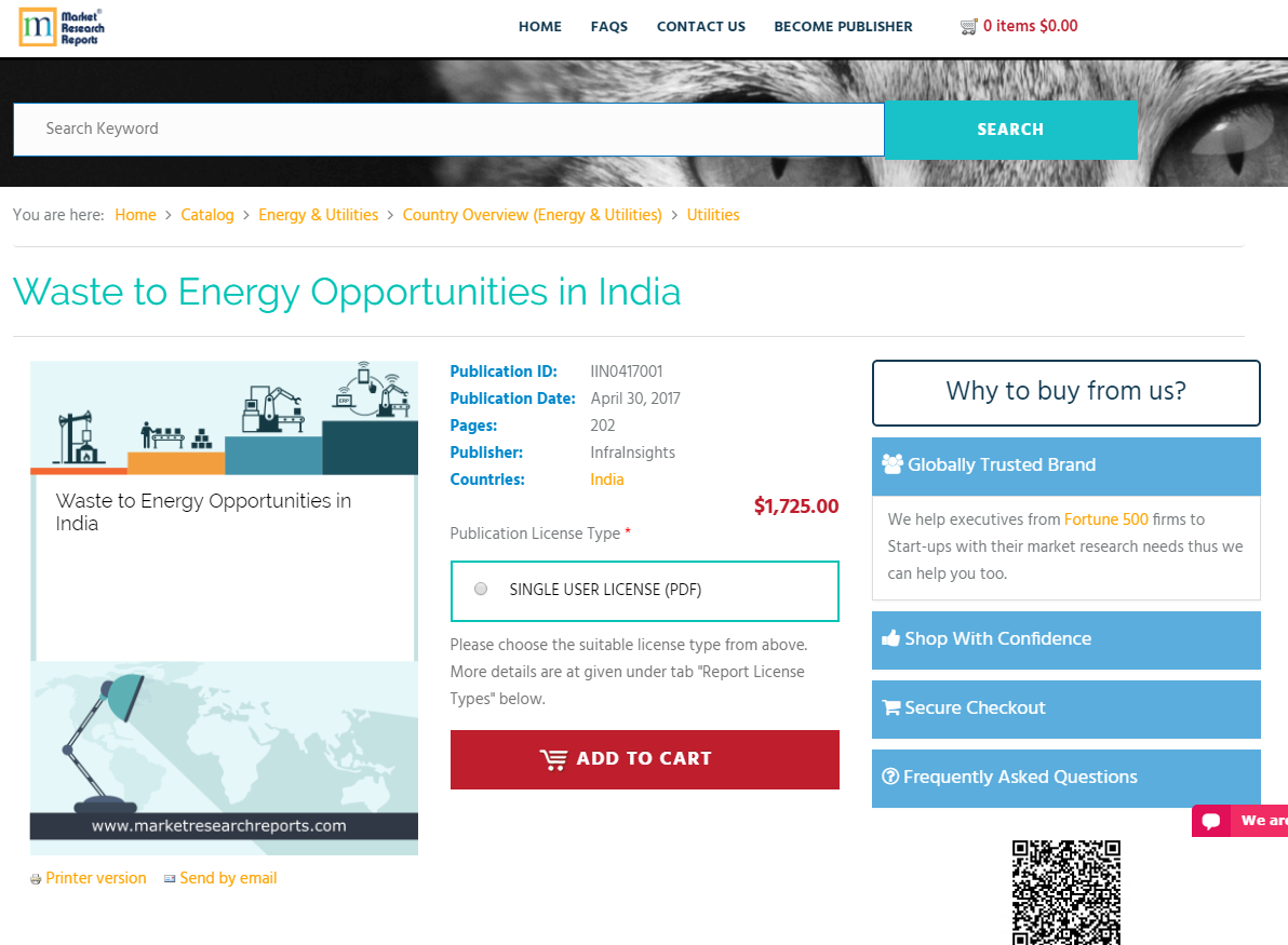 Waste to Energy Opportunities in India