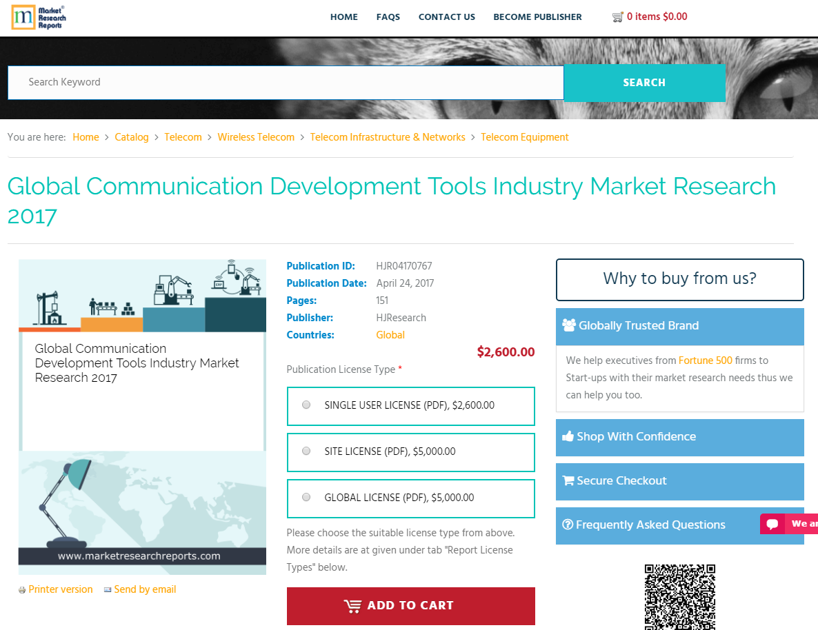 Global Communication Development Tools Industry Market
