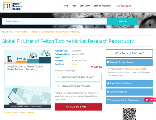 Global Pit Liner of Pelton Turbine Market Research Report'