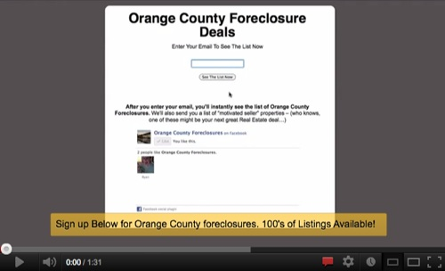 Orange County Foreclosures Are an Excellent Investment!'
