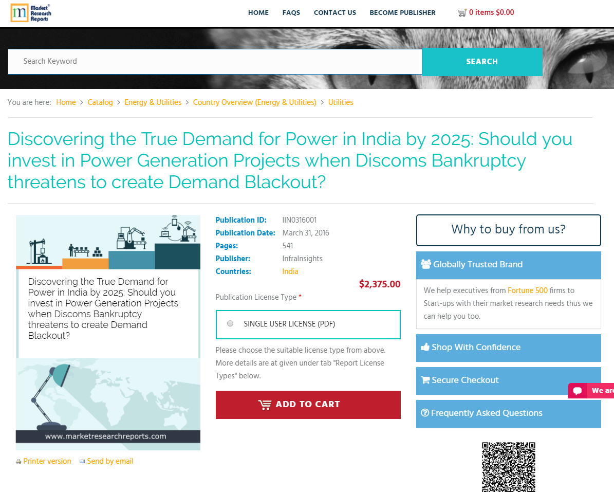 Discovering the True Demand for Power in India by 2025