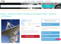 Poland - Telecoms, Mobile, Broadband and Digital Media