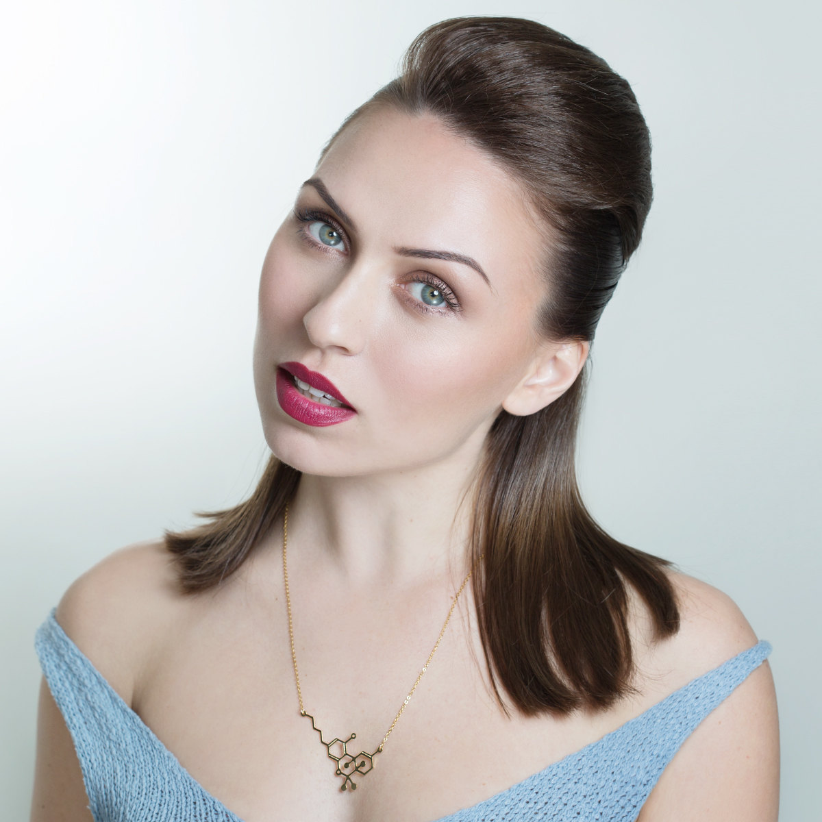 THC Molecule Necklace