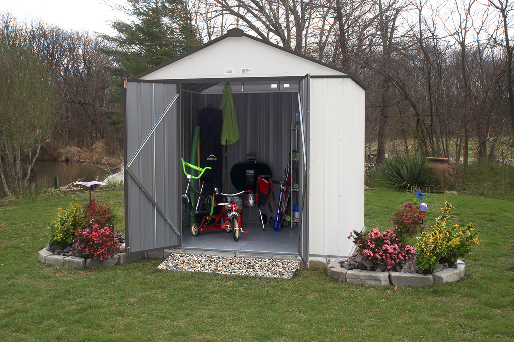 Arrow 8x7 EZEE Steel Shed'