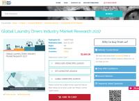 Global Laundry Driers Industry Market Research 2017