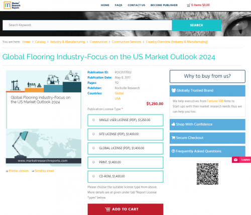 Global Flooring Industry-Focus on the US Market Outlook 2024'