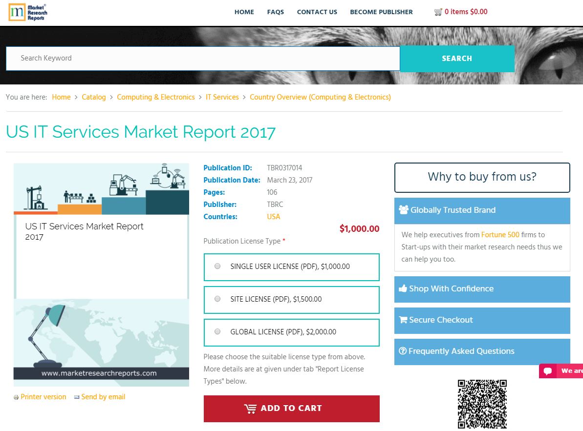 US IT Services Market Report 2017'