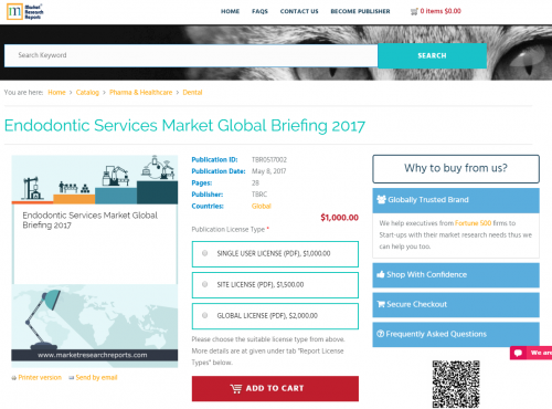 Endodontic Services Market Global Briefing 2017'