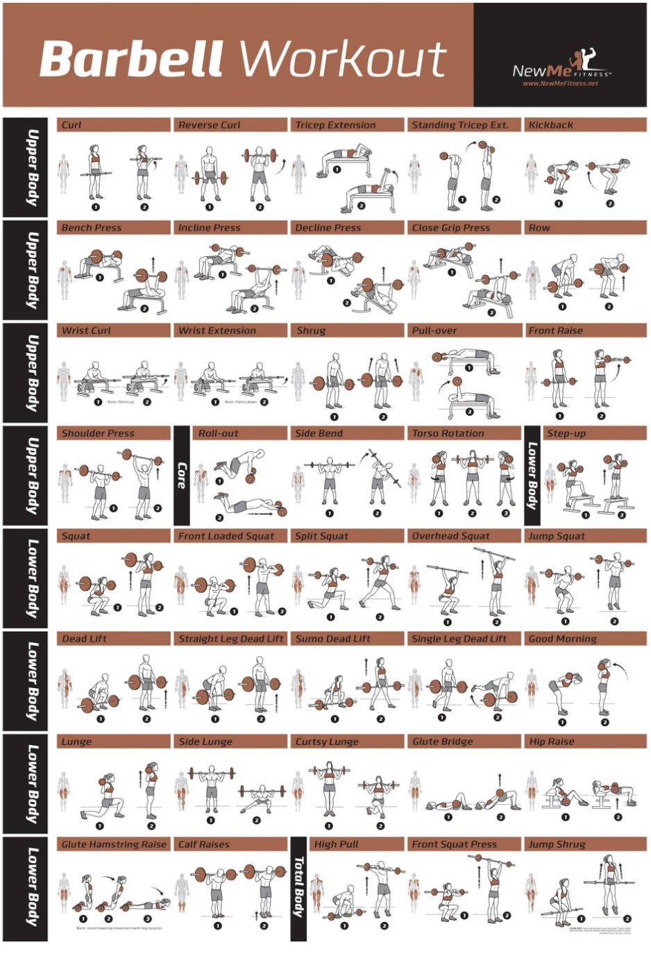 NewMe Fitness Releases Its First Barbell Workout Poster