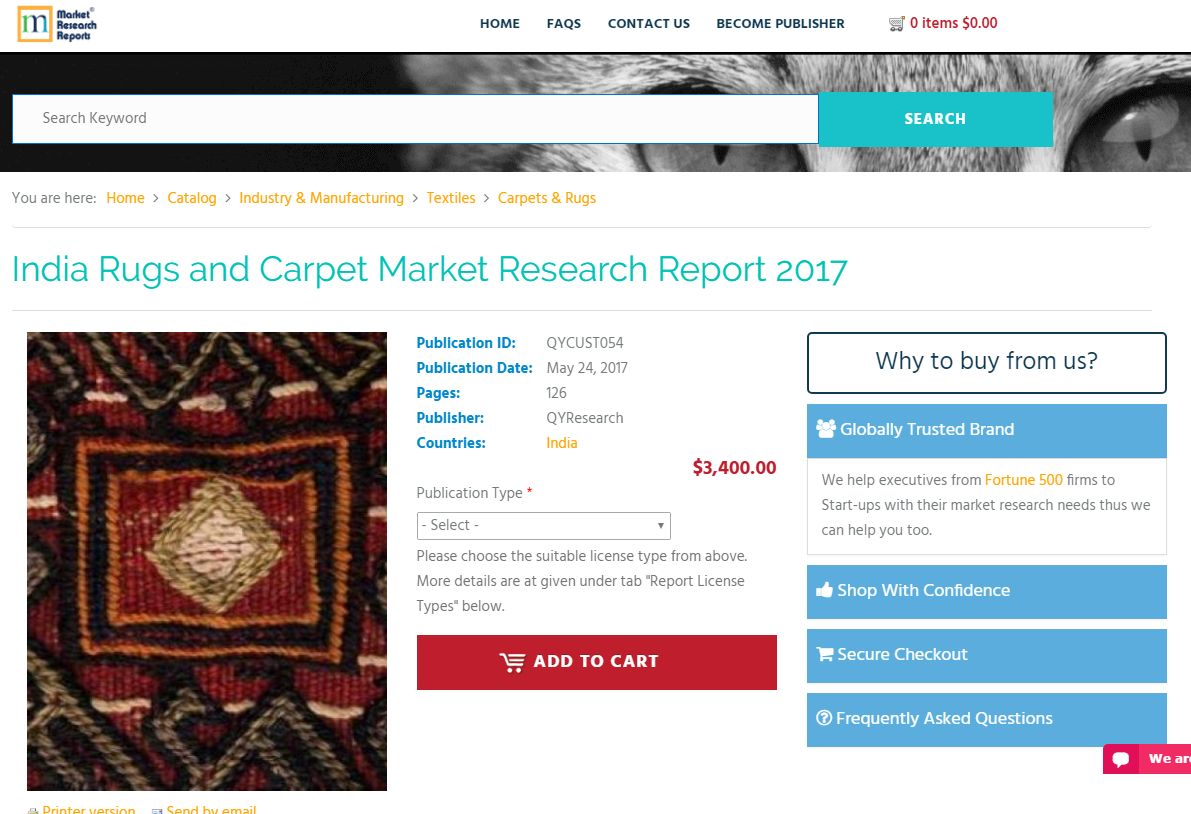 India Rugs and Carpet Market Research Report 2017