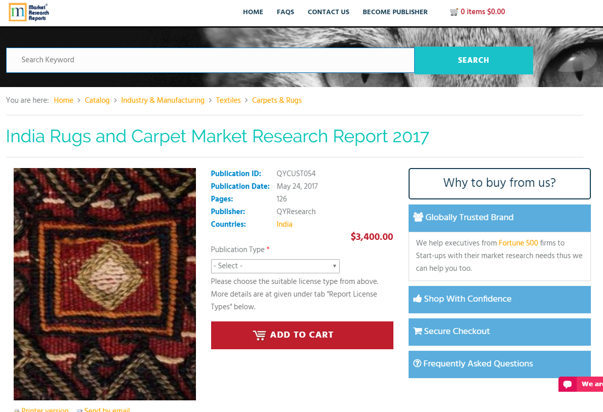 India Rugs and Carpet Market Research Report 2017'