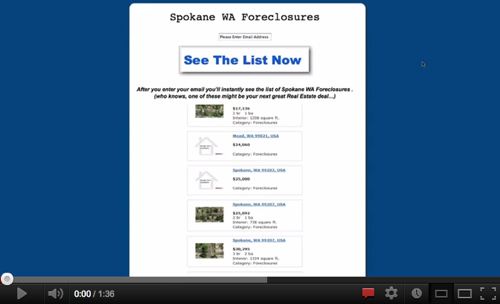 Spokane Foreclosures Make a Great Investment!'