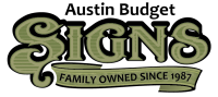 Austin Budget Signs Logo