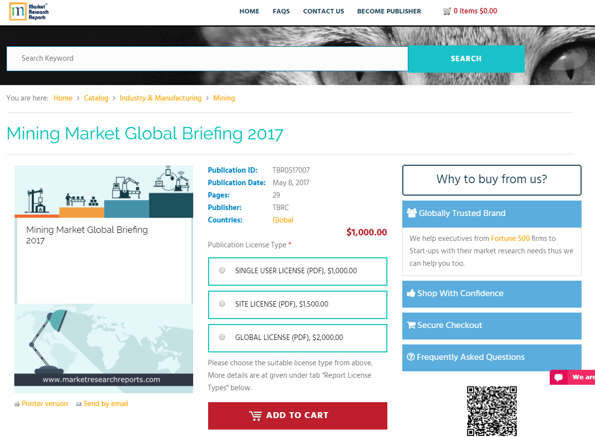 Mining Market Global Briefing 2017