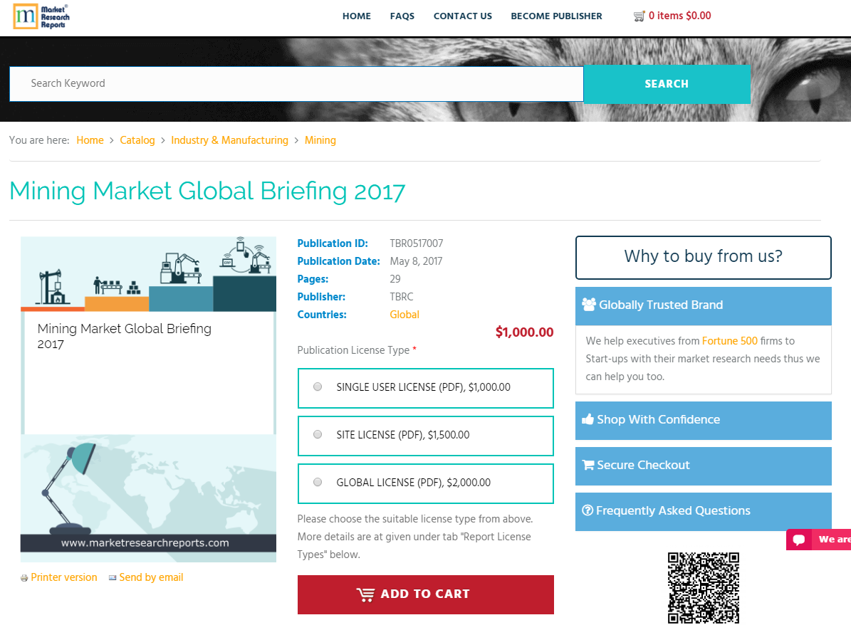 Mining Market Global Briefing 2017'