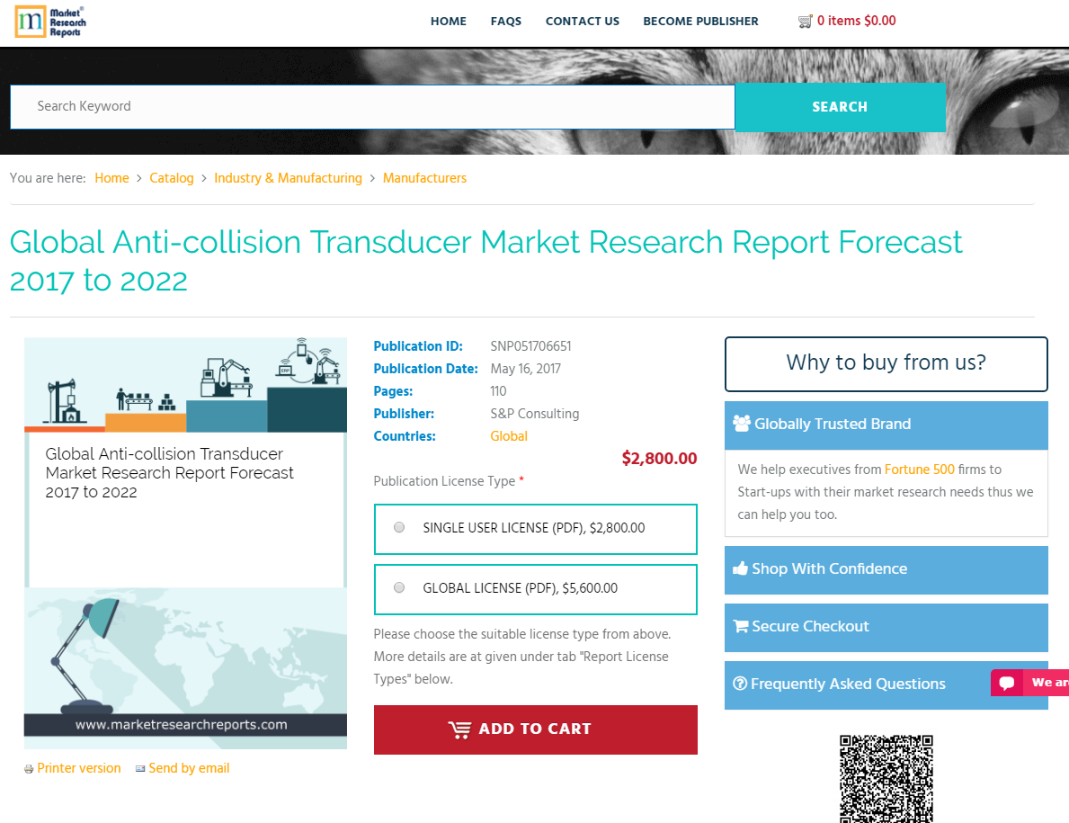 Global Anti-collision Transducer Market Research Report'