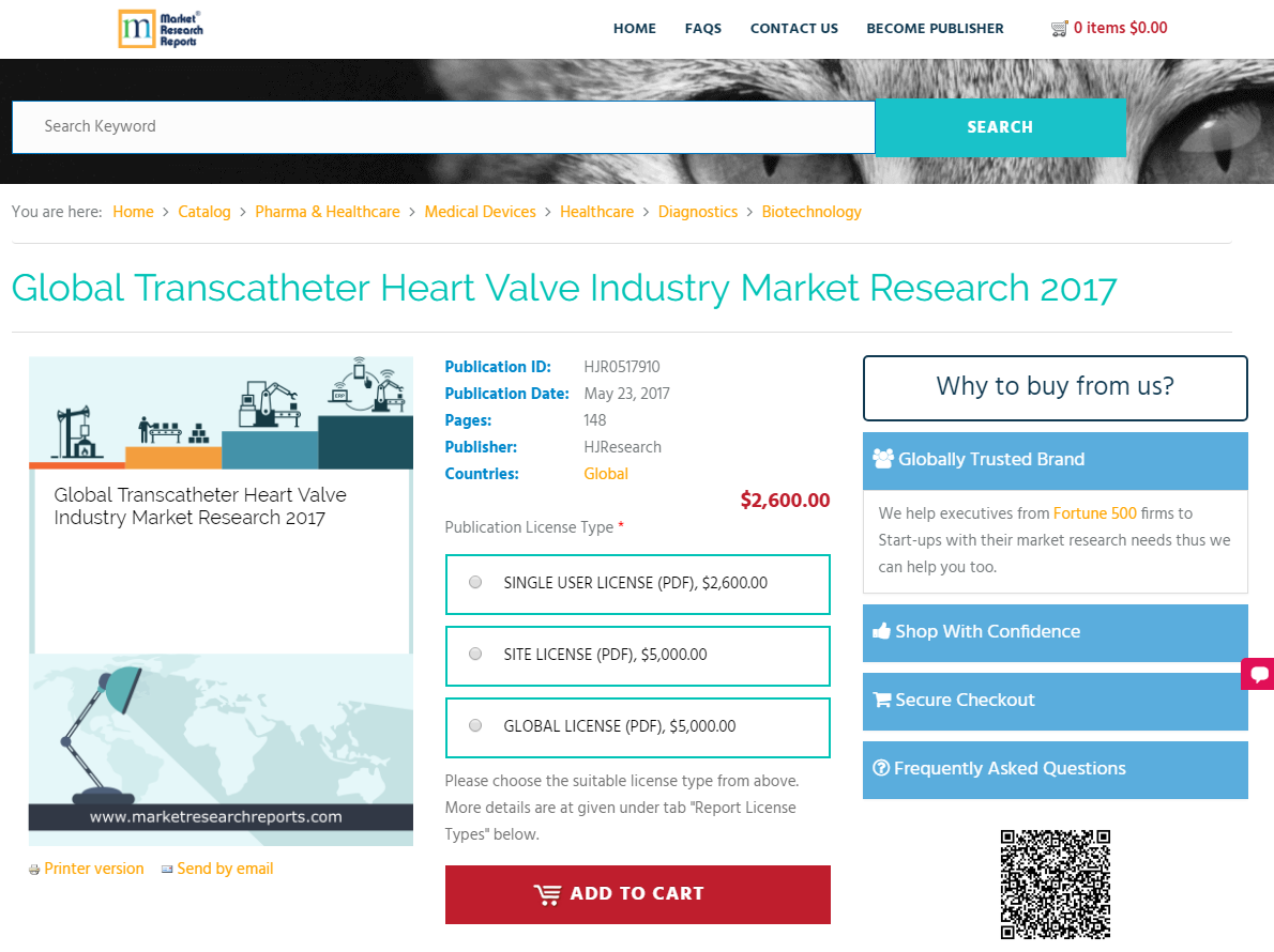 Global Transcatheter Heart Valve Industry Market Research'