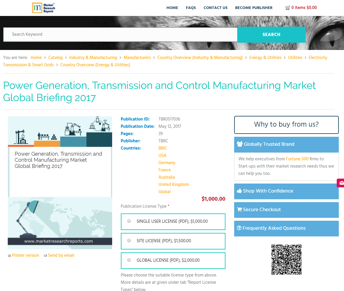 Power Generation, Transmission and Control Manufacturing'