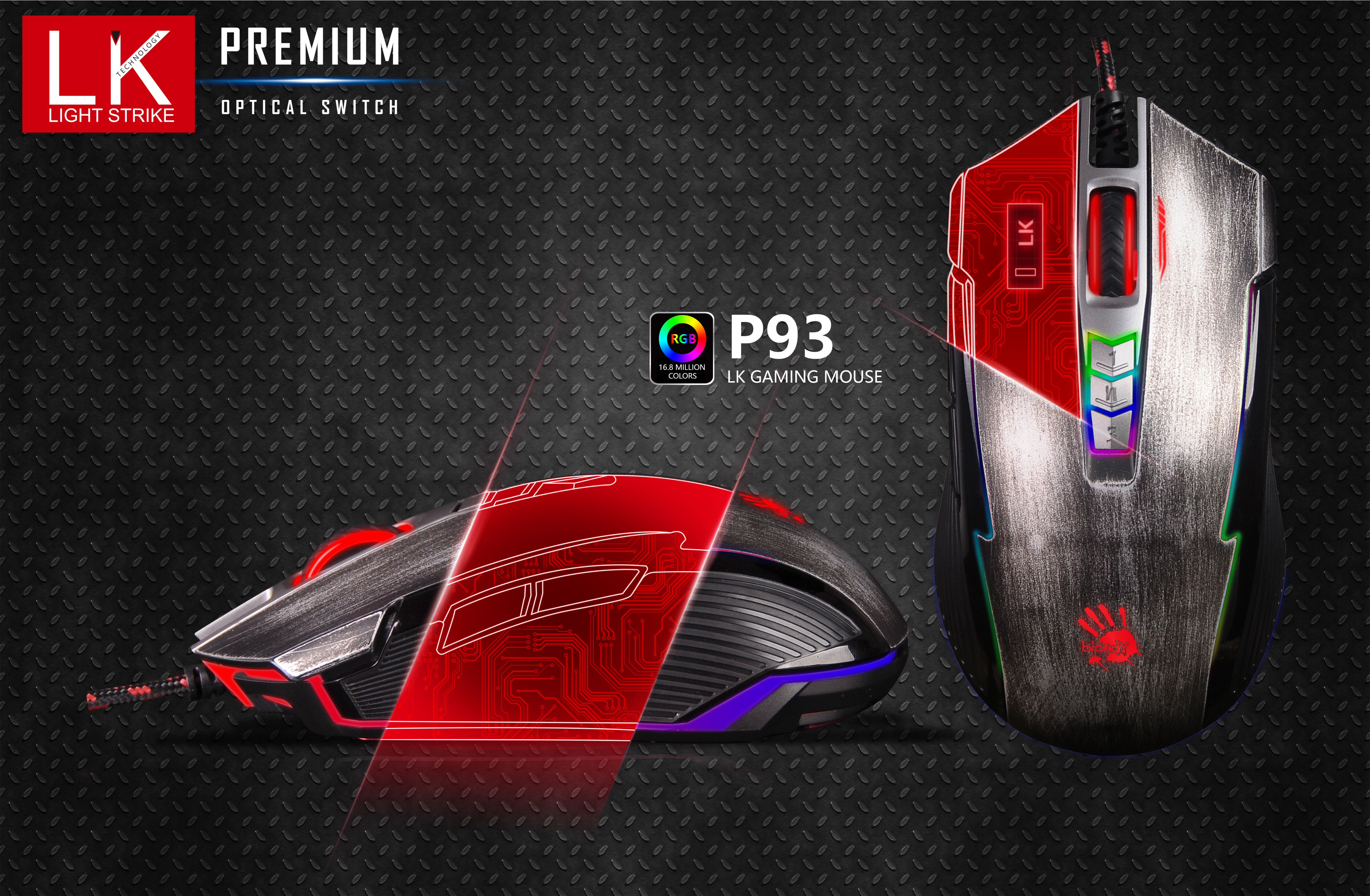 Our New P93 Mouse using our LK technology